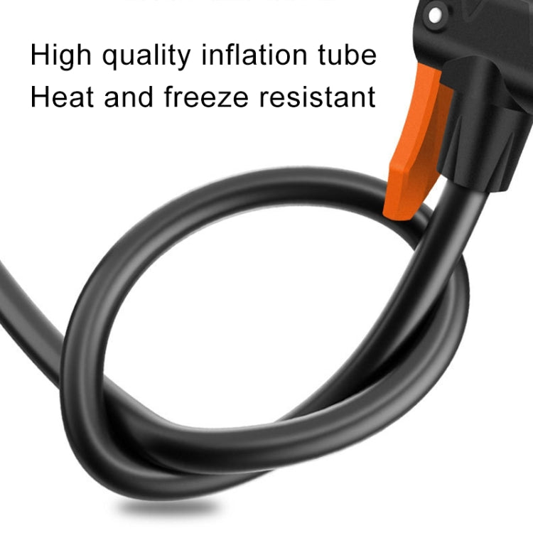 0903E Car / Motorcycle / Bicycle Portable High Pressure Double Pipe Inflatable Cylinder Pedal Air Pump - Inflatable Pump by buy2fix | Online Shopping UK | buy2fix