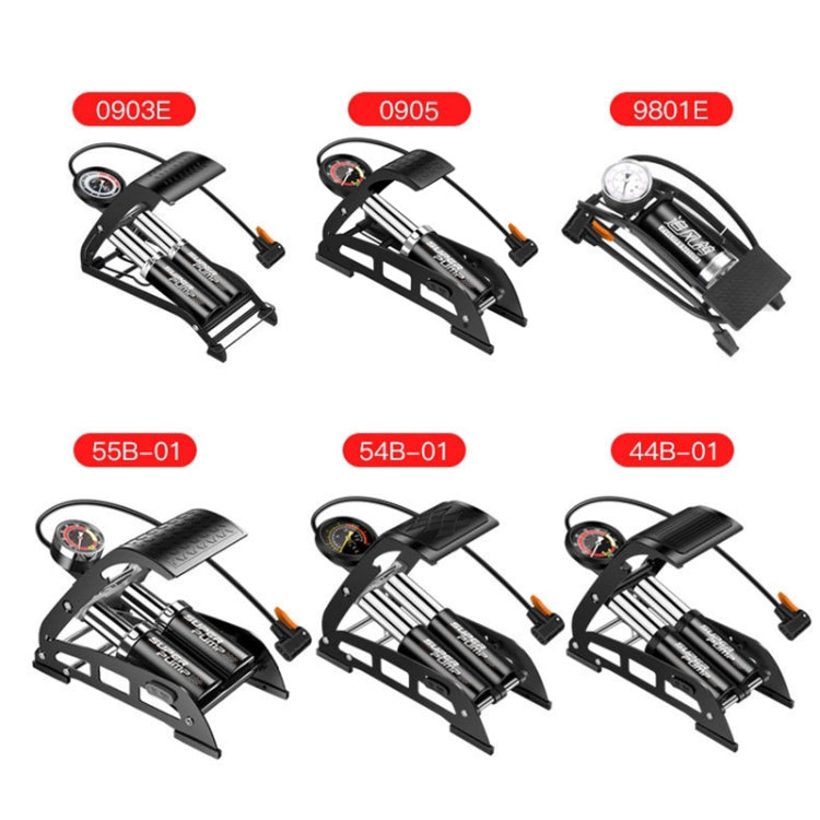 0903E Car / Motorcycle / Bicycle Portable High Pressure Double Pipe Inflatable Cylinder Pedal Air Pump - Inflatable Pump by buy2fix | Online Shopping UK | buy2fix