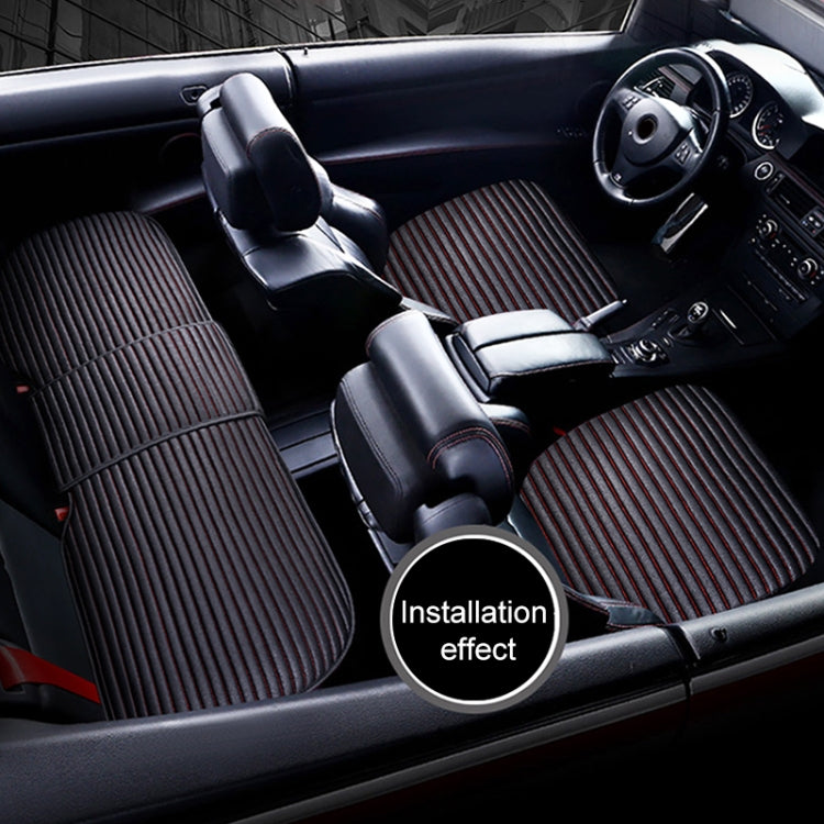 3 in 1 Car Seat Cushion Free Binding All Inclusive Seat Mat Set (Red) by buy2fix