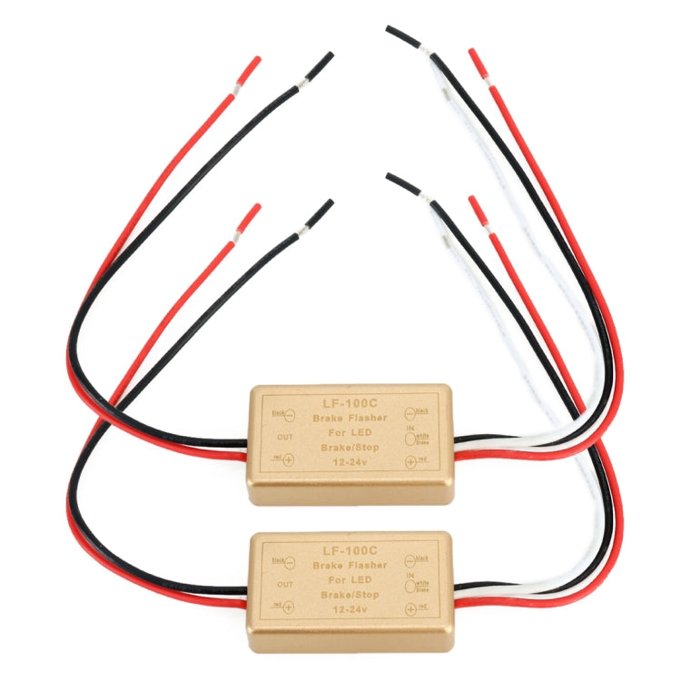 2 PCS LF-100C Car Brake Light Strobe - Car Light Accessories by buy2fix | Online Shopping UK | buy2fix