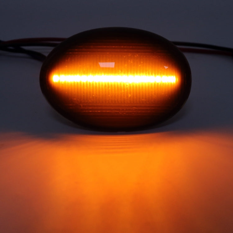 2 PCS DC12V / 3W Car LED Dynamic Blinker Side Lights Flowing Water Turn Signal Light for BMW Mini Cooper, Amber Light(Black) - Arrow Turn Lights by buy2fix | Online Shopping UK | buy2fix