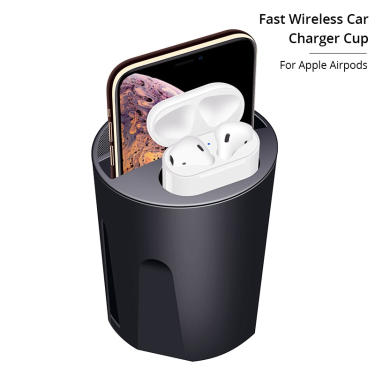 X9A Car QI Standard Charging Cup Wireless Fast Charger - Car Charger by buy2fix | Online Shopping UK | buy2fix