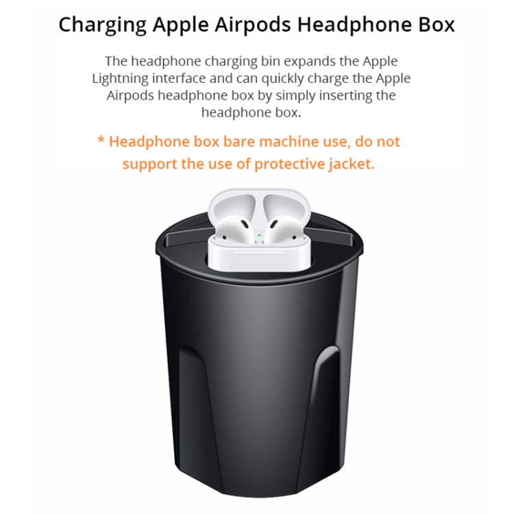 X9A Car QI Standard Charging Cup Wireless Fast Charger - Car Charger by buy2fix | Online Shopping UK | buy2fix