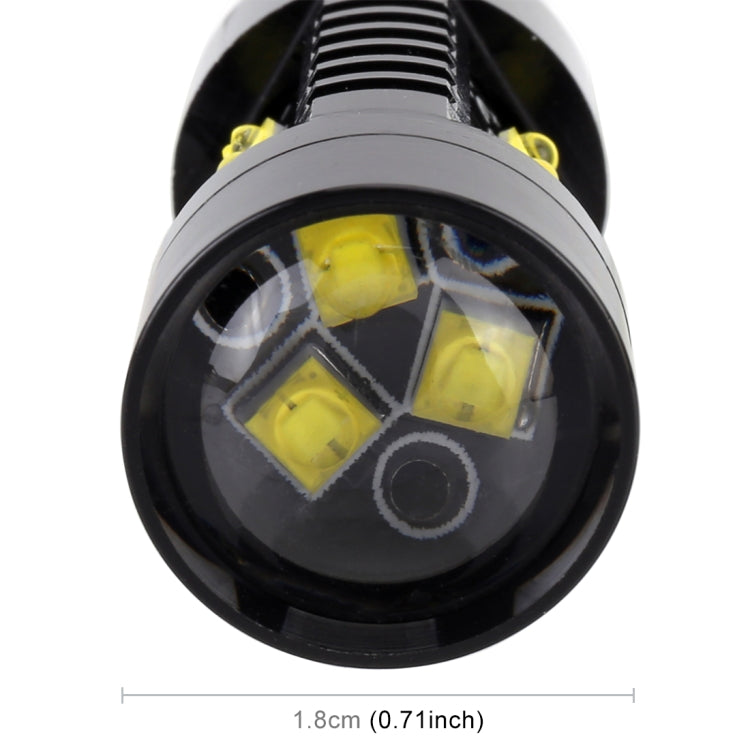 2 PCS H4 DC12V 4.3W 6000K 500LM Car Fog Lights with 12LEDs SMD-2525 - Fog / Driving Lights by buy2fix | Online Shopping UK | buy2fix