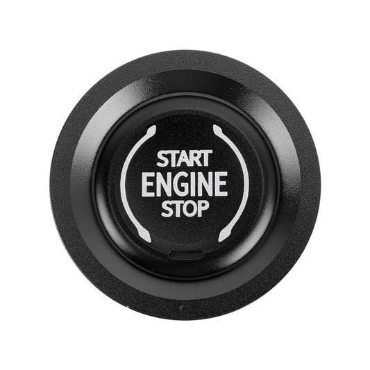Car Engine Start Key Push Button Ring Trim Metal Sticker Decoration for Cadillac CT5 CT4 XT4 XT6 / Chevrolet Silverado (Black) by buy2fix