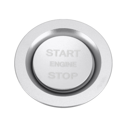 Car Engine Start Key Push Button Ring Trim Metal Sticker Decoration for Land Rover/Jaguar (Silver) by buy2fix