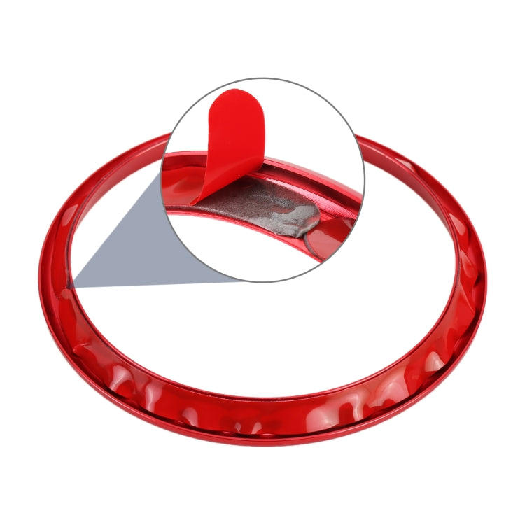 4 PCS Car Metal Air Outlet Decorative Outside Ring for Audi A3 / S3 / Q2L (Red) by buy2fix