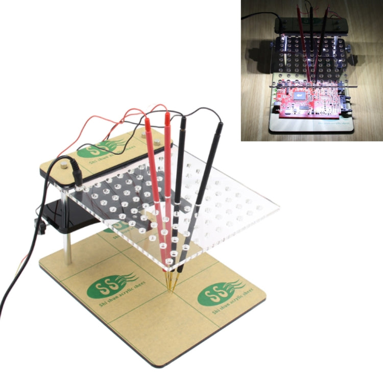 Car LED BDM Frame Holder BDM ECU Brush Test Stand with 4 Probe Pens - Electronic Test by buy2fix | Online Shopping UK | buy2fix