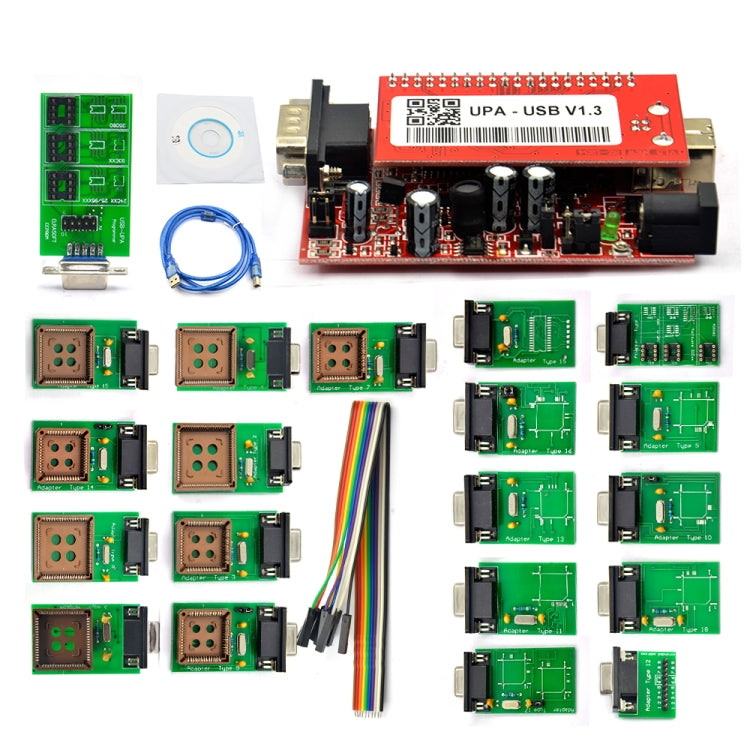 UPA V1.3 Car USB Programmer ECU Chip Tuning Eeprom Small Board Full Set - Code Readers & Scan Tools by buy2fix | Online Shopping UK | buy2fix