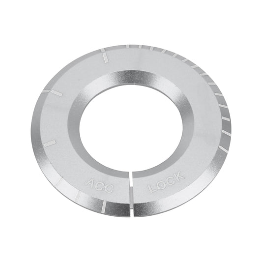 For Mercedes-Benz Metal Ignition Key Ring, Diameter: 4.8cm (Silver) by buy2fix