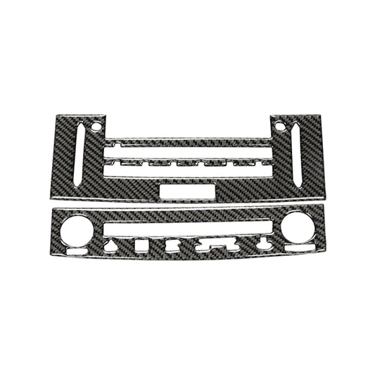 Car Carbon Fiber Air Conditioning CD Panel Decorative Sticker for Lexus IS250 2013-, Left Drive by buy2fix