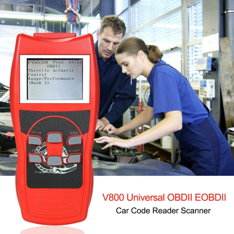 V800 Car Mini Code Reader OBD2 Fault Detector Diagnostic Tool - Code Readers & Scan Tools by buy2fix | Online Shopping UK | buy2fix