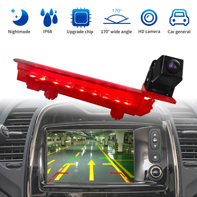 PZ470 Car Waterproof 170 Degree Brake Light View Camera for Volkswagen T5 / T6 2010-2017 - Rear View Cameras by buy2fix | Online Shopping UK | buy2fix