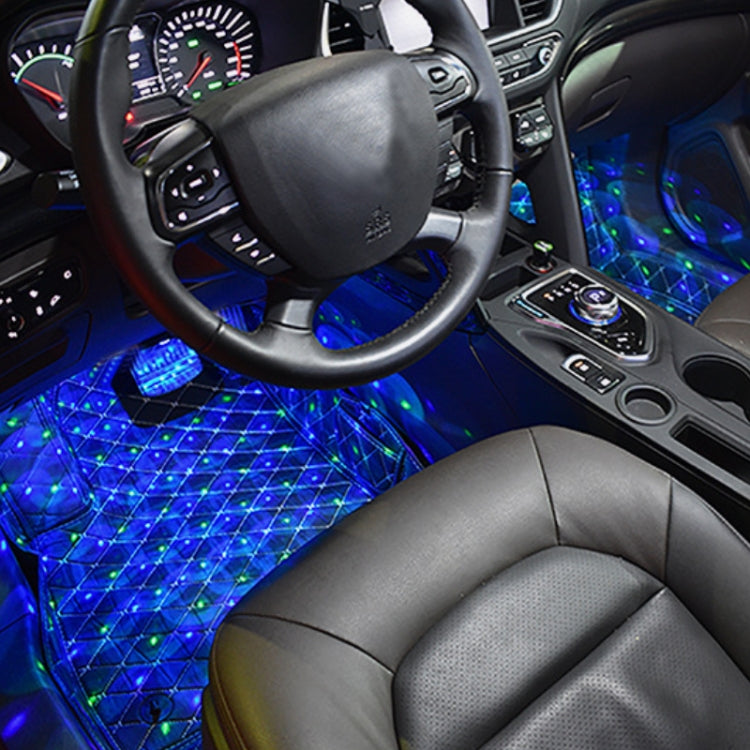 Universal Car LED Atmosphere Lights Emergency Foot Light Voice Control Version by buy2fix