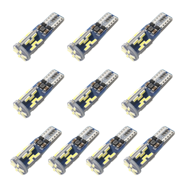 10 PCS T10 DC12V / 3W / 6000K / 180LM Car Canbus Decoding LED Clearance Lights with 30LEDs SMD-4041 Lamp Beads - Brake Lights by buy2fix | Online Shopping UK | buy2fix
