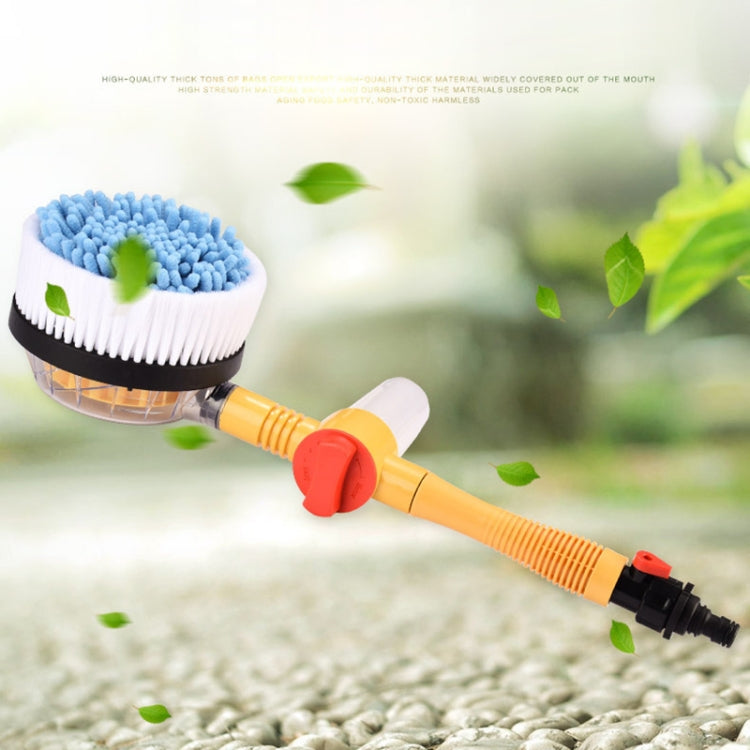 Car Cleaning Tools Chenille Automatic Rotating Car Wash Brush, Style: Water Brush + 5m Water Pipe by buy2fix