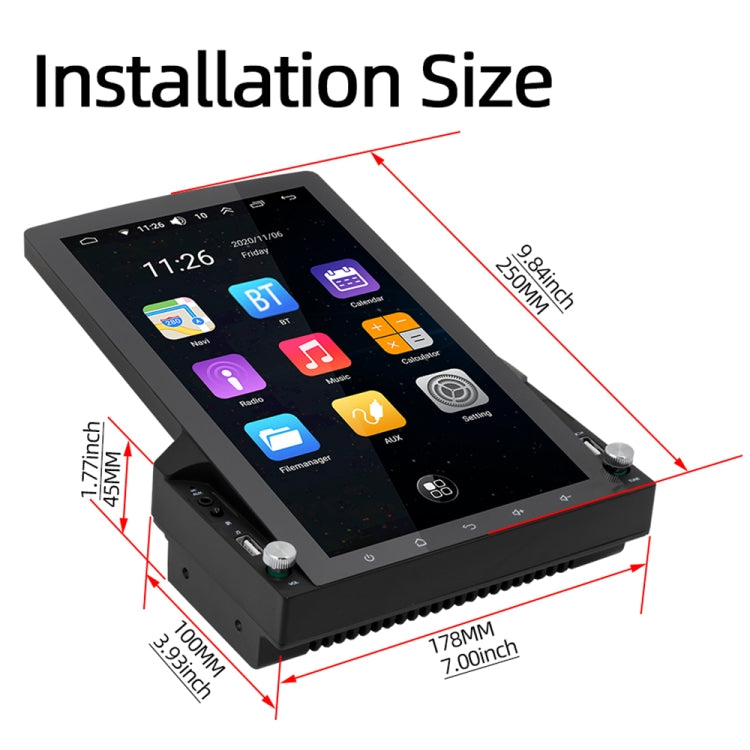 D110 Car Android Navigation Machine Support Mobile Phone Interconnection / Steering Wheel Control - by buy2fix | Online Shopping UK | buy2fix