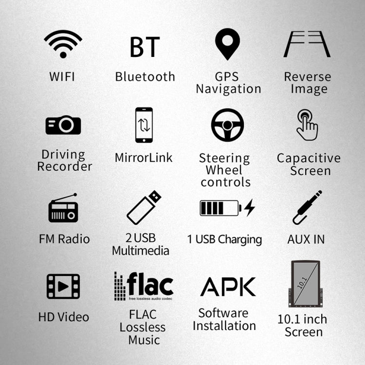 D110 Car Android Navigation Machine Support Mobile Phone Interconnection / Steering Wheel Control - by buy2fix | Online Shopping UK | buy2fix