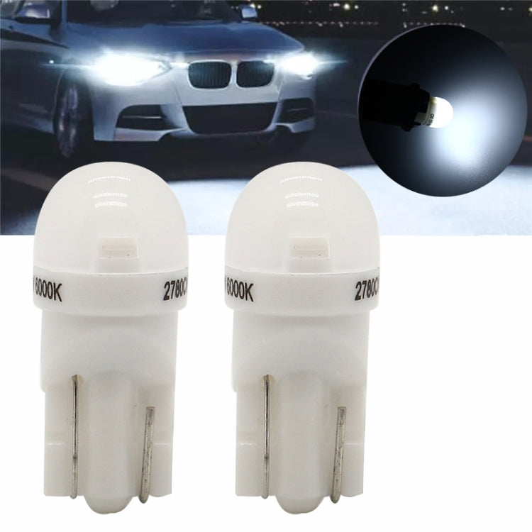 20 PCS T10 DC12V / 0.25W / 6500K / 20LM Car Round Head Plug-in Bubble Reading Light with 1LEDs SMD-3030 Lamps - Clearance Lights by buy2fix | Online Shopping UK | buy2fix