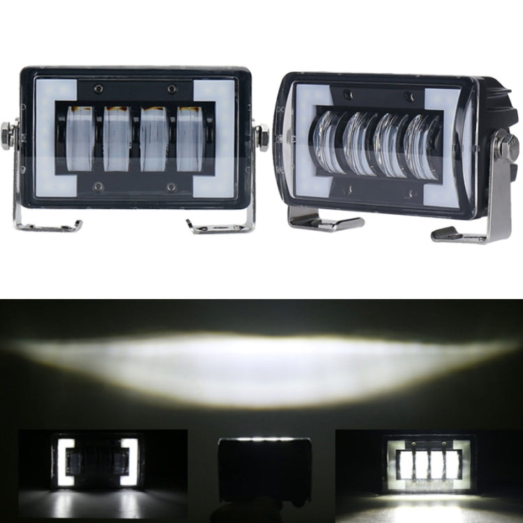 4.76 inch 24W DC 12-24V 1800LM IP67 Car Work Lights / Front Bumper Lights / Roof Lights, with Holder - Work Lights by buy2fix | Online Shopping UK | buy2fix