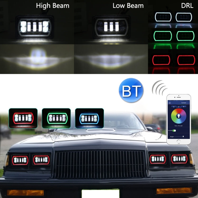 5 inch 30W DC 10-30V 7200LM IP67 Car LED Turn Signal / Headlight, with Angel Eyes - Work Lights by buy2fix | Online Shopping UK | buy2fix