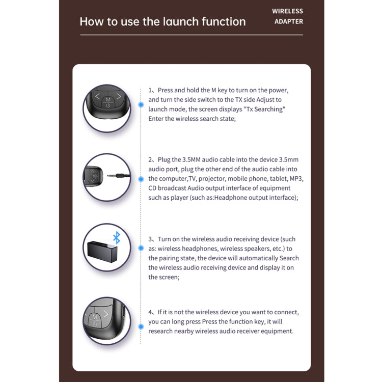 T-14 Bluetooth 5.0 2 In 1 LCD Digital Display Bluetooth Adapter Receiver Transmitter(Black) by buy2fix