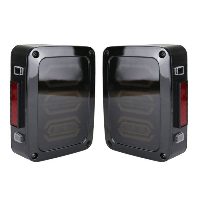 1 Pair 15W DC 12V IP67 4 in 1 Car LED Tail Lights / Driving Lights / Brake Lights/Turn Reverse, US Version - Brake Lights by buy2fix | Online Shopping UK | buy2fix