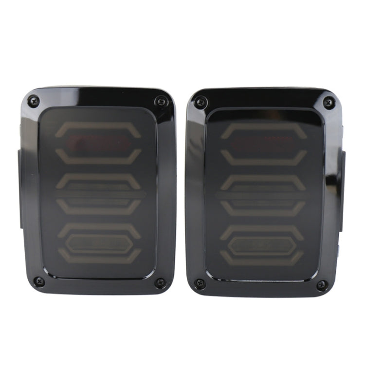 1 Pair 15W DC 12V IP67 4 in 1 Car LED Tail Lights / Driving Lights / Brake Lights/Turn Reverse, US Version - Brake Lights by buy2fix | Online Shopping UK | buy2fix
