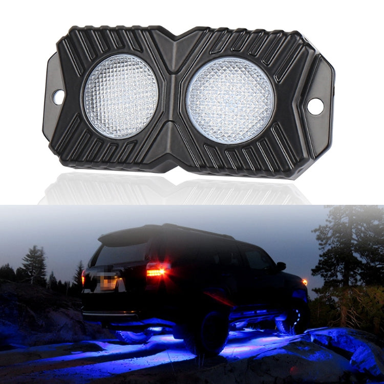 18W DC 12-24V 1.2A LED Double Row Car Bottom Light / Chassis Light / Yacht Deck Atmosphere Light (Blue Light) - Decorative Lights by buy2fix | Online Shopping UK | buy2fix