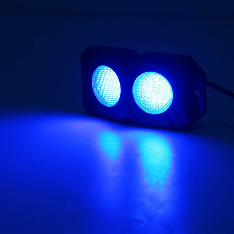 18W DC 12-24V 1.2A LED Double Row Car Bottom Light / Chassis Light / Yacht Deck Atmosphere Light (Blue Light) - Decorative Lights by buy2fix | Online Shopping UK | buy2fix