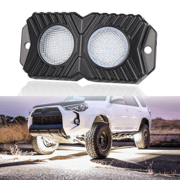 18W DC 12-24V 1.2A LED Double Row Car Bottom Light / Chassis Light / Yacht Deck Atmosphere Light (White Light) - Decorative Lights by buy2fix | Online Shopping UK | buy2fix