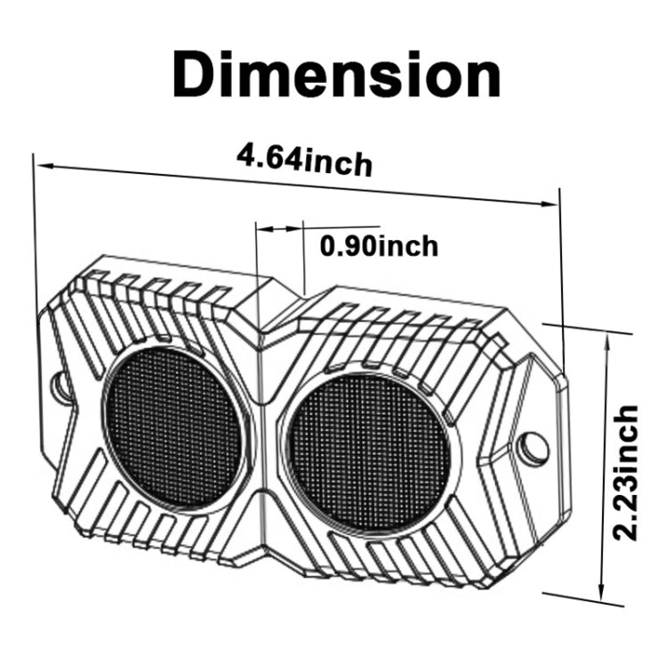 18W DC 12-24V 1.2A LED Double Row Car Bottom Light / Chassis Light / Yacht Deck Atmosphere Light (Green Light) - Decorative Lights by buy2fix | Online Shopping UK | buy2fix