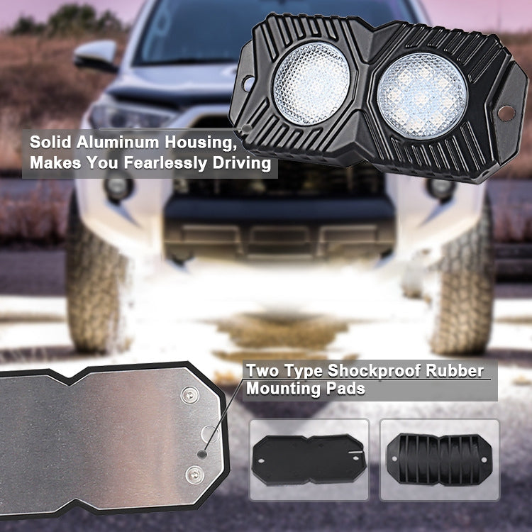 18W DC 12-24V 1.2A LED Double Row Car Bottom Light / Chassis Light / Yacht Deck Atmosphere Light (Green Light) - Decorative Lights by buy2fix | Online Shopping UK | buy2fix