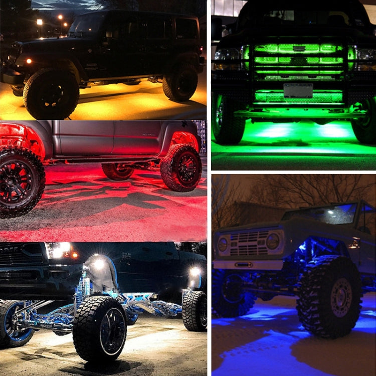 18W DC 12-24V 1.2A LED Double Row Car Bottom Light / Chassis Light / Yacht Deck Atmosphere Light (Blue Light) - Decorative Lights by buy2fix | Online Shopping UK | buy2fix