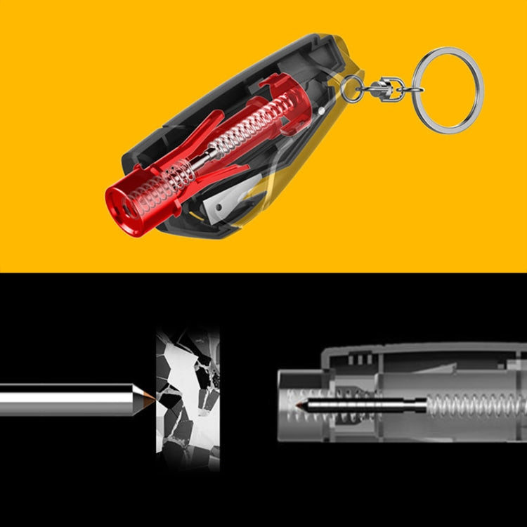 Multifunctional Portable Car Emergency Window Breaker Seat Belt Cutter (Black) by buy2fix