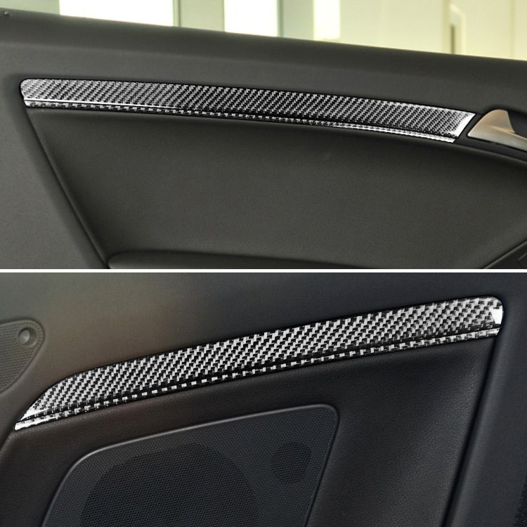 8 in 1 Car Carbon Fiber Door Panel Decorative Sticker for Audi A5 Hard Top 2008-, Left and Right Drive Universal by buy2fix