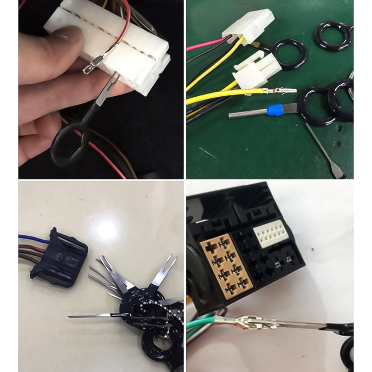 6 in 1 Car Plug Circuit Board Wire Harness Terminal Extraction Pick Connector Crimp Pin Back Needle Remove Tool by buy2fix