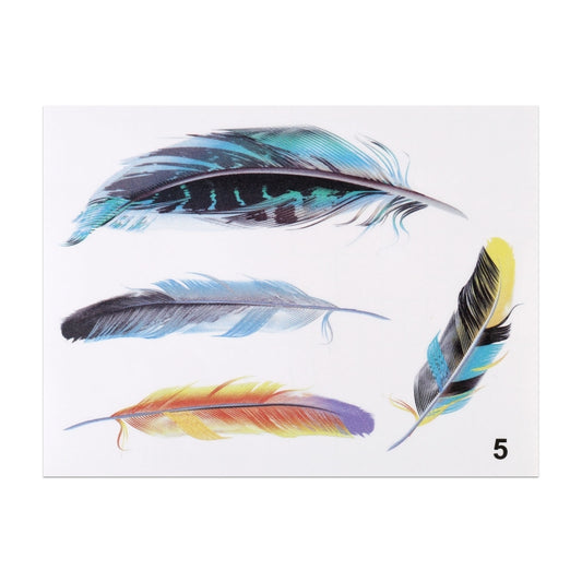 Feather Car Body Random Stickers, Pattern 5 by buy2fix