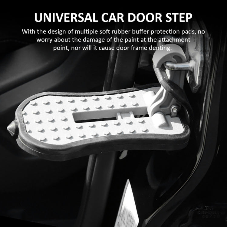 Multi-functional Car Door Sill Step Pedals Pads with Safety Hammer(Black) - Foot Pedal by buy2fix | Online Shopping UK | buy2fix