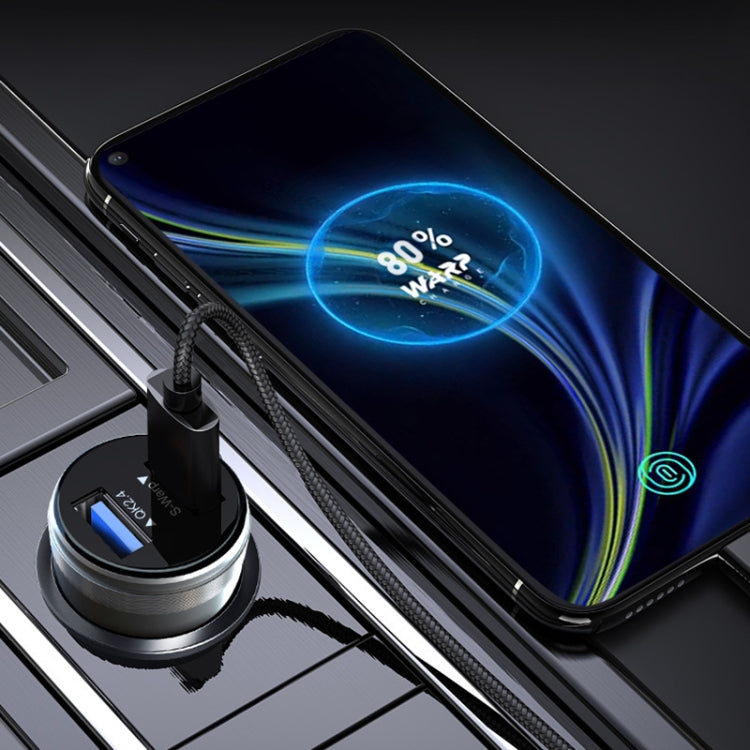 DASH / WARP 30W Car Flash Charger for OnePlus (Black) by buy2fix