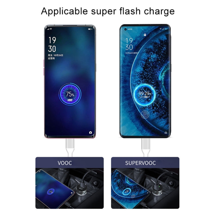 Dual USB 66W Car Flash Charger for OPPO / Huawei (Black) - Car Charger by buy2fix | Online Shopping UK | buy2fix
