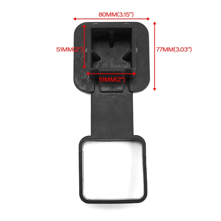 2 inch Car Tow Hook Dust Plug Protective Cover - Towing Bars by buy2fix | Online Shopping UK | buy2fix