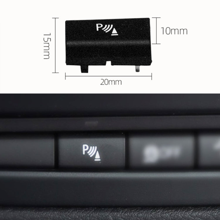 Car Radar P Button Electric Eye Switch Button for BMW E70 / E71, Left and Right Drive Universal by buy2fix
