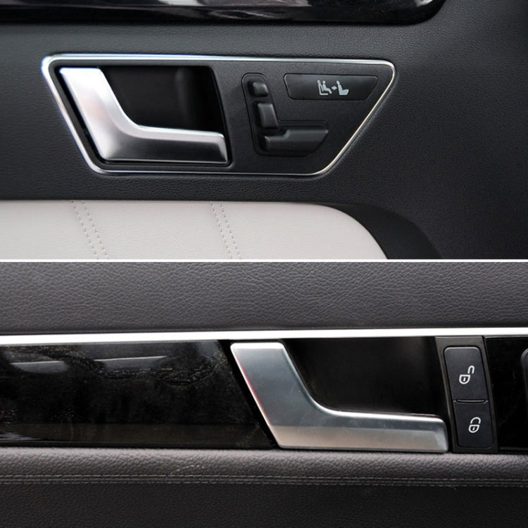 Car Left Side Electroplating Matte Inner Door Handle for Mercedes-Benz C Class W204 / X204 2008-2015, Left and Right Drive Universal by buy2fix