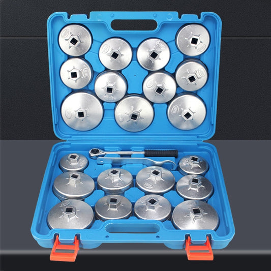 23 in 1 Car Bowl Cap Type Oil Filter Wrench Removal Tool Random Color Delivery by buy2fix