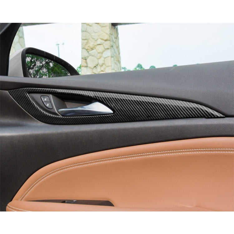 4 in 1 Car Carbon Fiber Inner Door Frame Decorative Sticker for Buick Regal 2017-2021 - Car Interior Mouldings by buy2fix | Online Shopping UK | buy2fix