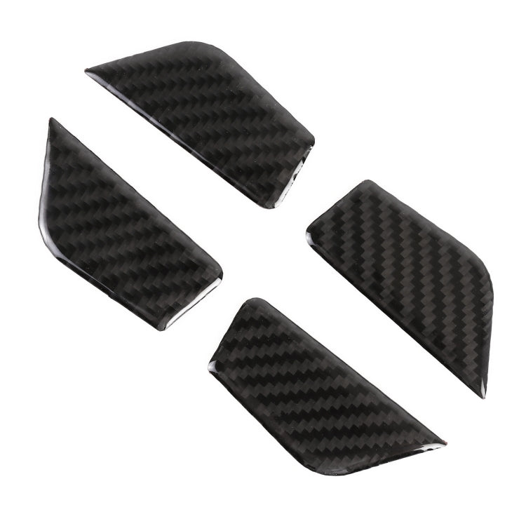 4 in 1 Car Carbon Fiber Inner Door Bowl Decorative Sticker for Buick Regal 2017-2021 - Car Interior Mouldings by buy2fix | Online Shopping UK | buy2fix