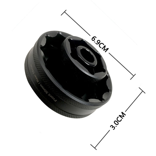 ZK-003 Motorcycle 55mm + 30mm Wheel Nut Socket Tool for Ducati 1098 1198 1199 Multistrada Diavel by buy2fix