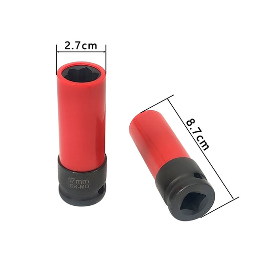 ZK-059 Car 17mm Protective Wheel Lug Nut Socket with Plastic Sleeve for Mercedes-Benz S Class by buy2fix