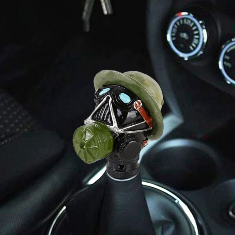 Universal Face Mask Shape Manual or Automatic Gear Shift Knob Fit for All Car by buy2fix